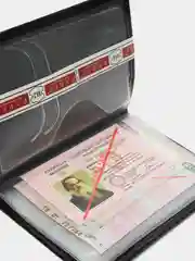 Черный обложка для автодокументов, чехол для документов из натуральной кожи