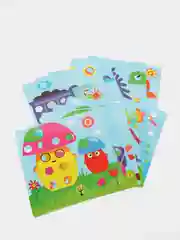 Развивающая игра "Детская мозаика" изучаем цвета с картинками
