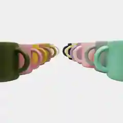 Стакан детский с ручками силиконовый