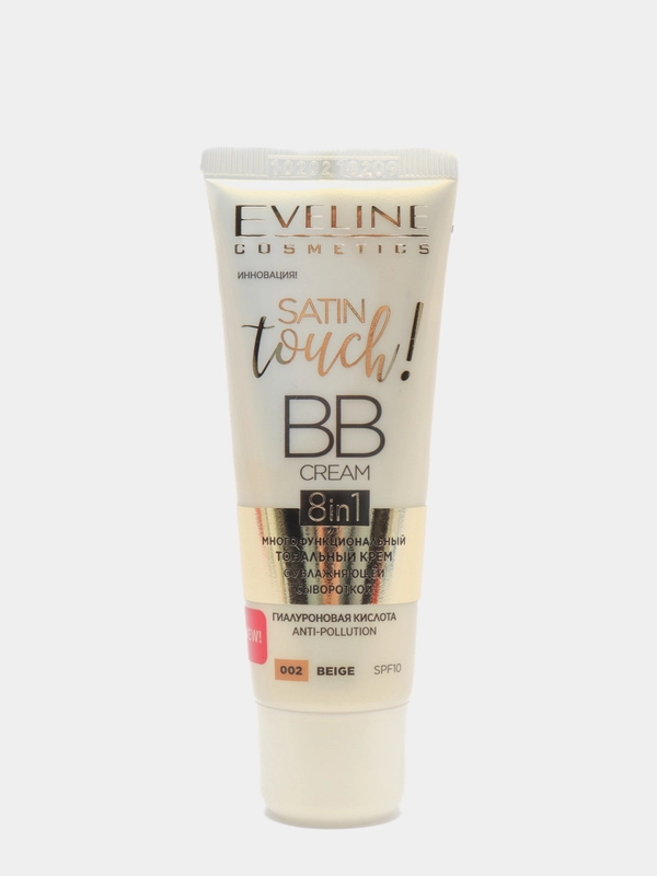 Eveline Cosmetics Тональный крем Многофункциональный SATIN TOUCH BB CREAM ,тон№2BEIGE,30мл