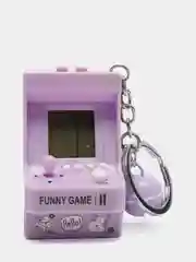 Фиолетовый брелок для ключей "Мини тетрис"