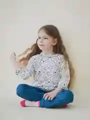 Костюм с брюками для девочки Ильмень, Family Look