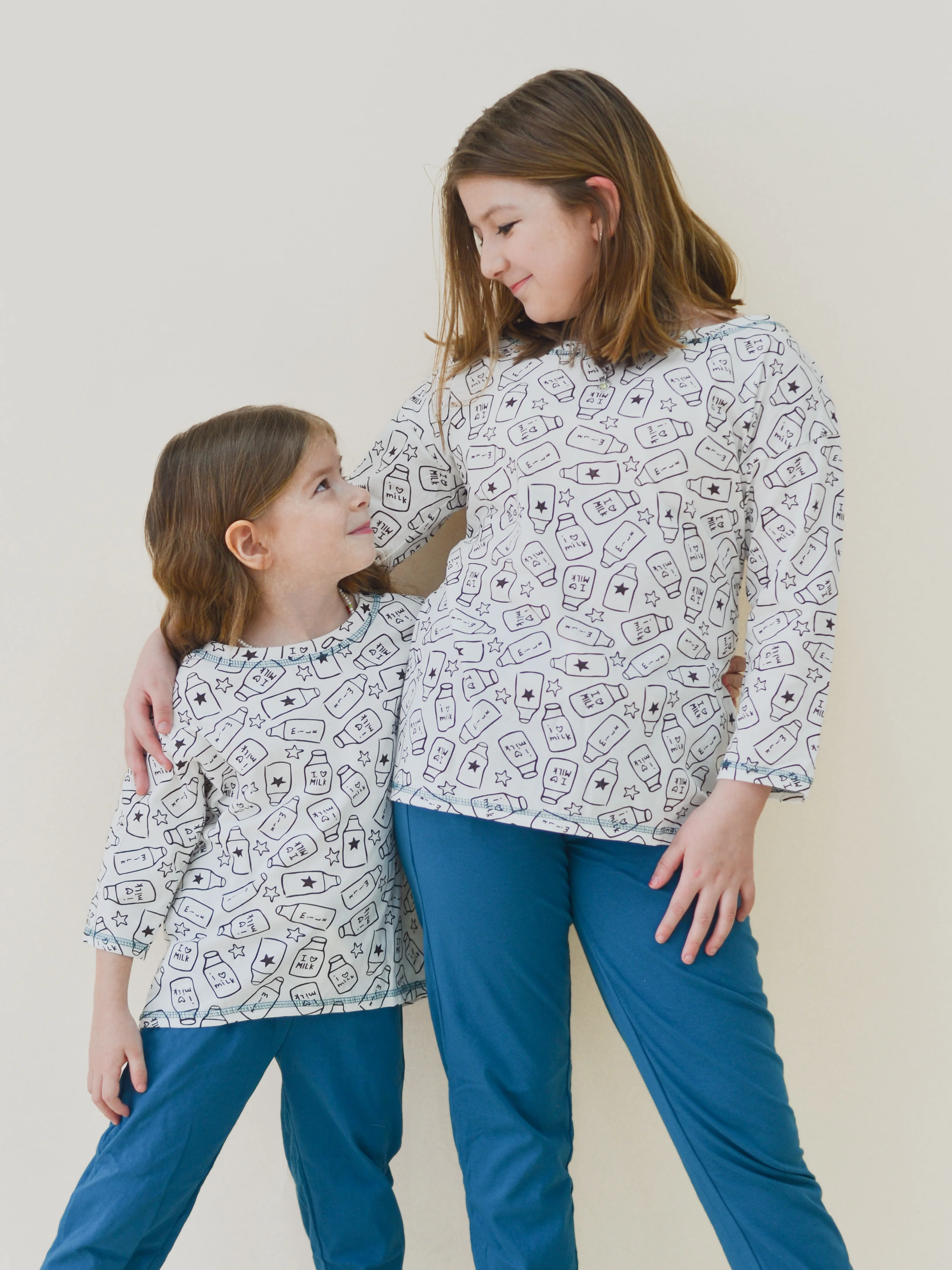 Костюм с брюками для девочки Ильмень, Family Look