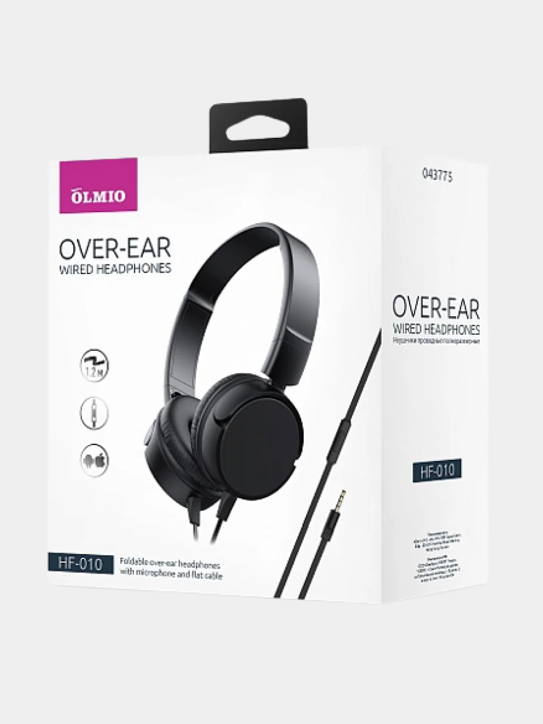 Наушники полноразмерные проводные Olmio HF-010