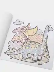 Тёмно-коричневый водные раскраски CRYSTAL BOOK 235х225 мм