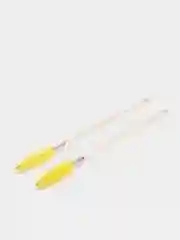 Желтый щеточки для бровей и ресниц