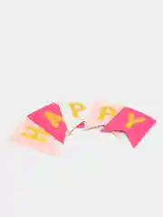 Розовый гирлянда "Happy birthday"