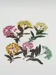 Желтый декоративные наклейки для творчества. Серия Сухоцветы