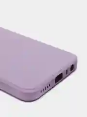 Сиреневый чехол для REDMI NOTE 8T с защитой камеры и бархатом внутри