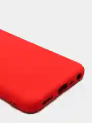 Красный чехол с защитой камеры и бархатом внутри Realme 8i