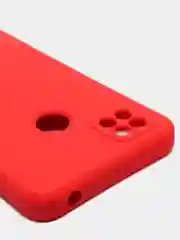 Красный чехол с защитой камеры и бархатом внутри для XIAOMI REDMI 9C