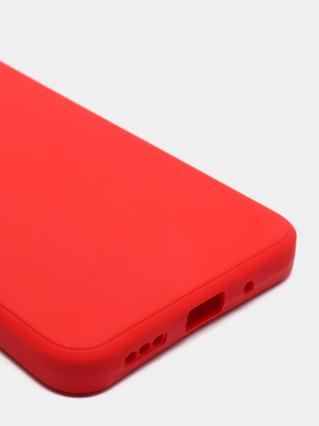 Красный чехол с защитой камеры и бархатом внутри для XIAOMI REDMI 9C