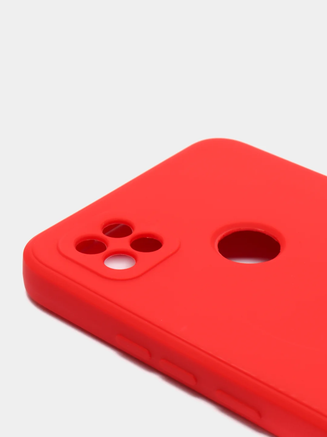 Красный чехол с защитой камеры и бархатом внутри для XIAOMI REDMI 9C