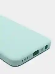 Бирюзовый чехол для REDMI NOTE 8T с защитой камеры и бархатом внутри