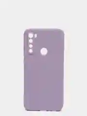 Сиреневый чехол с защитой камеры и бархатом внутри для Xiaomi Redmi Note 8