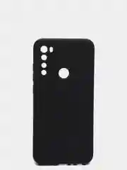 Черный чехол с защитой камеры и бархатом внутри для Xiaomi Redmi Note 8