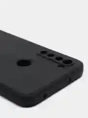 Черный чехол с защитой камеры и бархатом внутри для Xiaomi Redmi Note 8