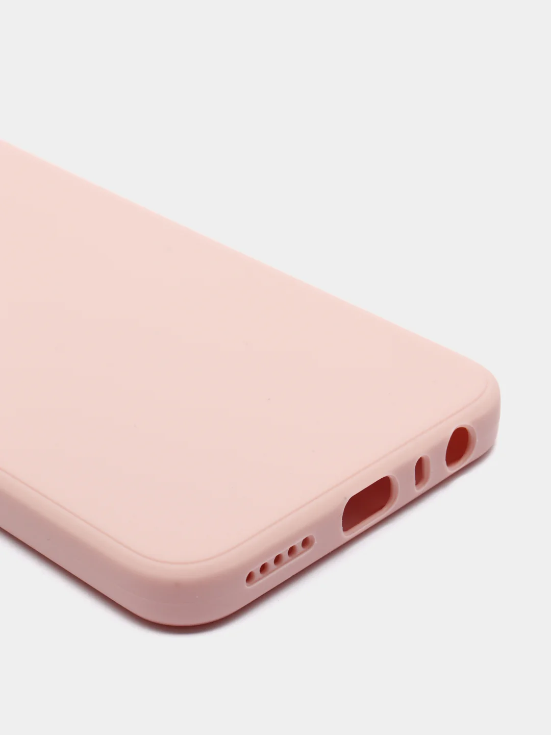 Розовый чехол с защитой камеры и бархатом внутри для Xiaomi Redmi Note 8