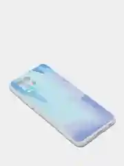 Голубой чехол для Realme 8/8Pro, C11 (2020г.) Акварель
