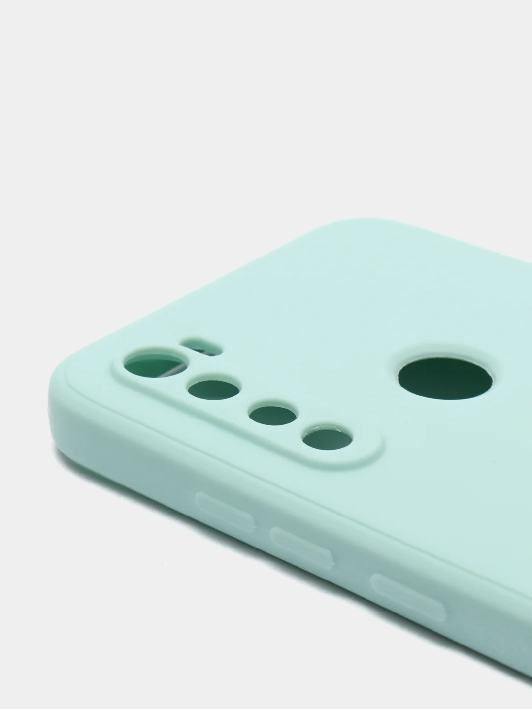 Алый чехол с защитой камеры и бархатом внутри для Xiaomi Redmi Note 8