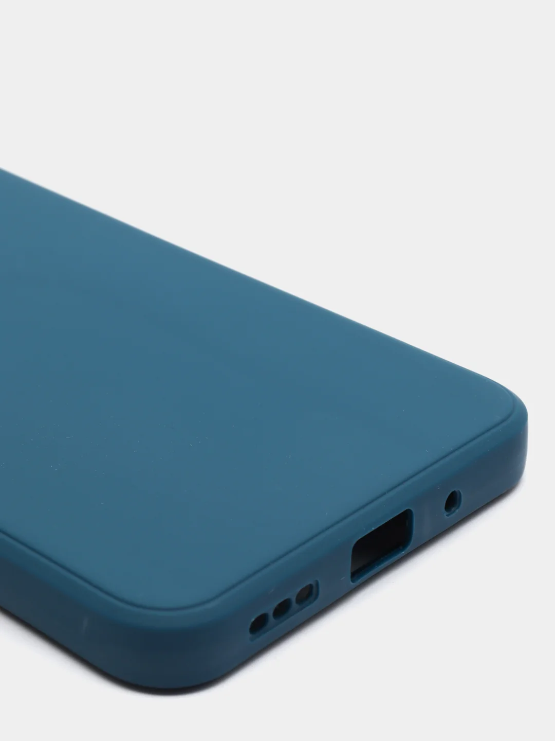 Синий чехол с защитой камеры и бархатом внутри для XIAOMI REDMI 9C
