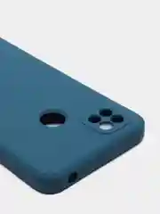 Синий чехол с защитой камеры и бархатом внутри для XIAOMI REDMI 9C