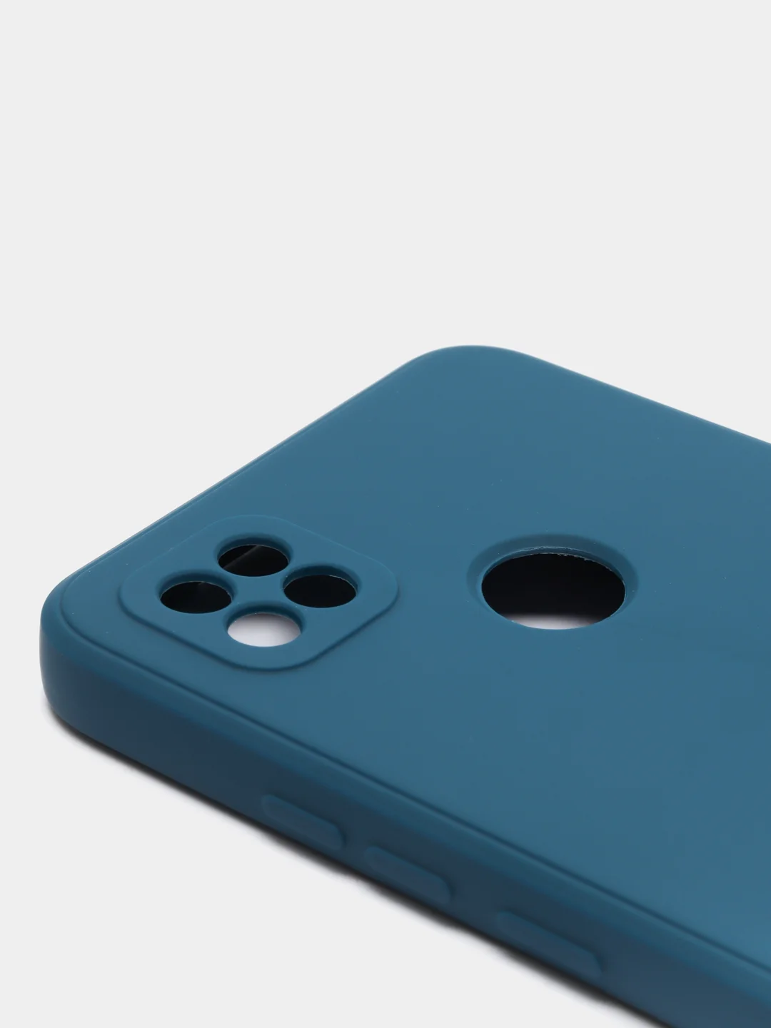 Синий чехол с защитой камеры и бархатом внутри для XIAOMI REDMI 9C