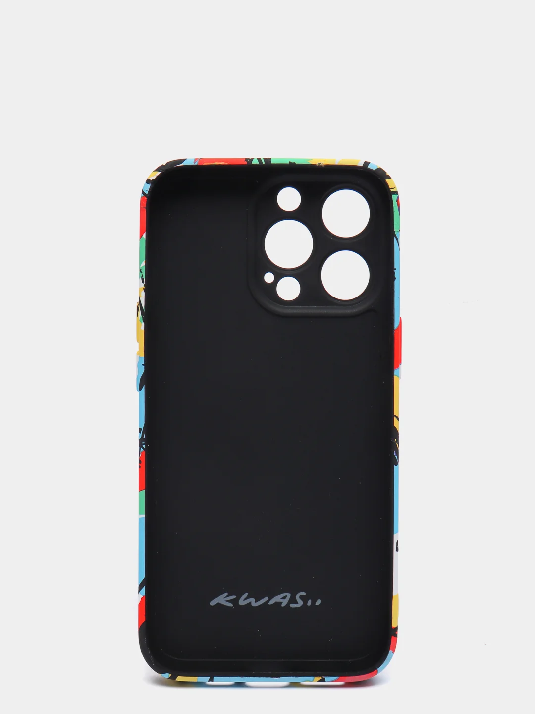 Фиолетовый светящийся чехол-накладка LUXO для iPhone 13 Pro с флуоресцентным рисунком KAWS