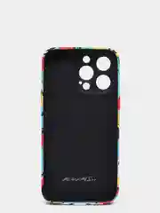 Фиолетовый светящийся чехол-накладка LUXO для iPhone 13 Pro с флуоресцентным рисунком KAWS
