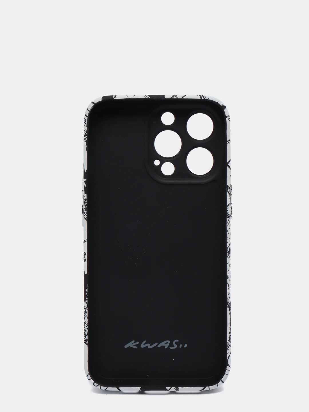 Белый светящийся чехол-накладка LUXO для iPhone 13 Pro с флуоресцентным рисунком KAWS