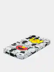 Белый светящийся чехол-накладка LUXO для iPhone 13 Pro с флуоресцентным рисунком KAWS