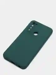 Зеленый чехол с защитой камеры и бархатом внутри для Xiaomi Redmi Note 8