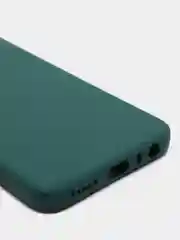 Зеленый чехол с защитой камеры и бархатом внутри для Xiaomi Redmi Note 8