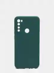 Зеленый чехол с защитой камеры и бархатом внутри для Xiaomi Redmi Note 8