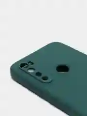 Зеленый чехол с защитой камеры и бархатом внутри для Xiaomi Redmi Note 8