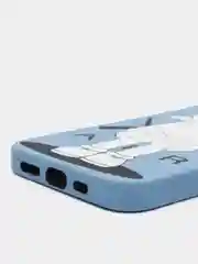 Синий меланж светящийся чехол-накладка LUXO для iPhone 13 Pro с флуоресцентным рисунком KAWS