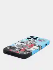 Голубой светящийся чехол-накладка LUXO для iPhone 13 Pro с флуоресцентным рисунком KAWS
