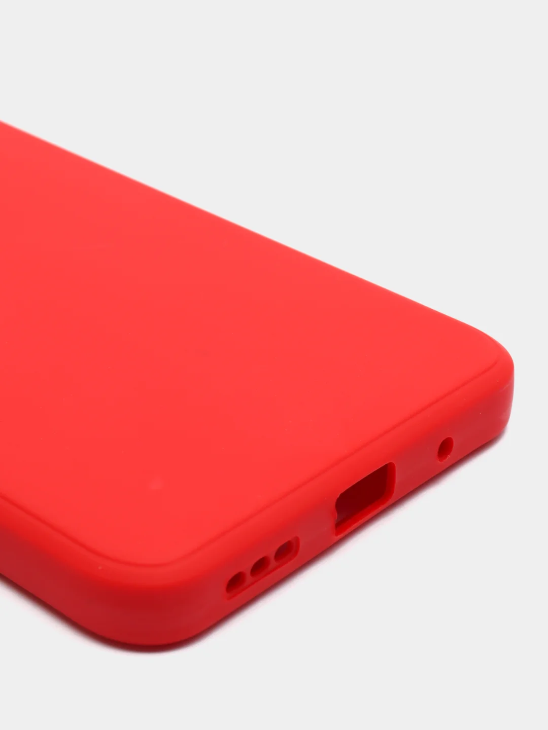 Красный чехол с защитой камеры и бархатом внутри Xiaomi Poco M3 pro, Redmi Note 10T