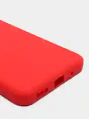 Красный чехол с защитой камеры и бархатом внутри Xiaomi Poco M3 pro, Redmi Note 10T