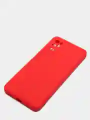 Красный чехол с защитой камеры и бархатом внутри Xiaomi Poco M3 pro, Redmi Note 10T