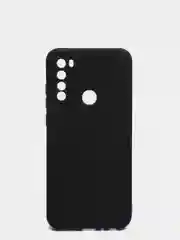 Черный чехол для REDMI NOTE 8T с защитой камеры и бархатом внутри