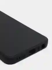Черный чехол для REDMI NOTE 8T с защитой камеры и бархатом внутри