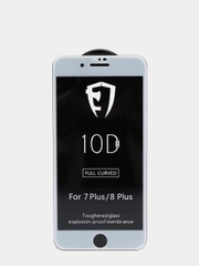 Защитное Стекло 10 D на IPhone apple айфон + 11 pro 7 8 6 plus x xs xsmax xr черное белое