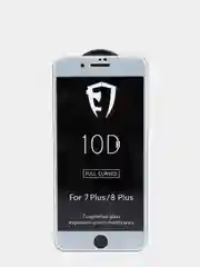 Защитное Стекло 10 D на IPhone apple айфон + 11 pro 7 8 6 plus x xs xsmax xr черное белое