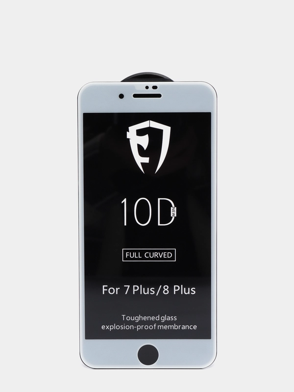 Защитное Стекло 10 D на IPhone apple айфон + 11 pro 7 8 6 plus x xs xsmax xr черное белое