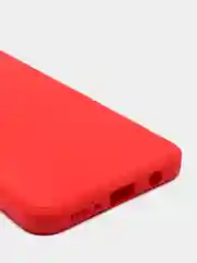 Красный чехол с защитой камеры и бархатом внутри для SAMSUNG A50, A30S