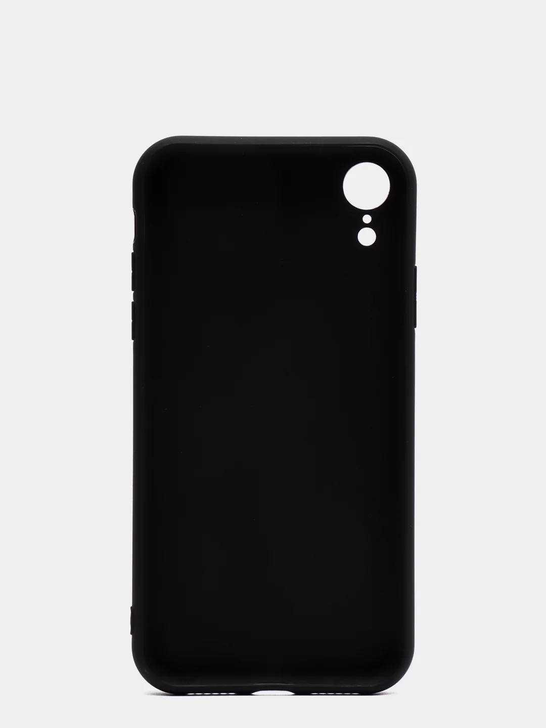 Черный чехол силиконовый для iPhone 6 plus / 6S plus, 7 / 8 / SE2020, X / XS, XS Max, XR, 11 Pro