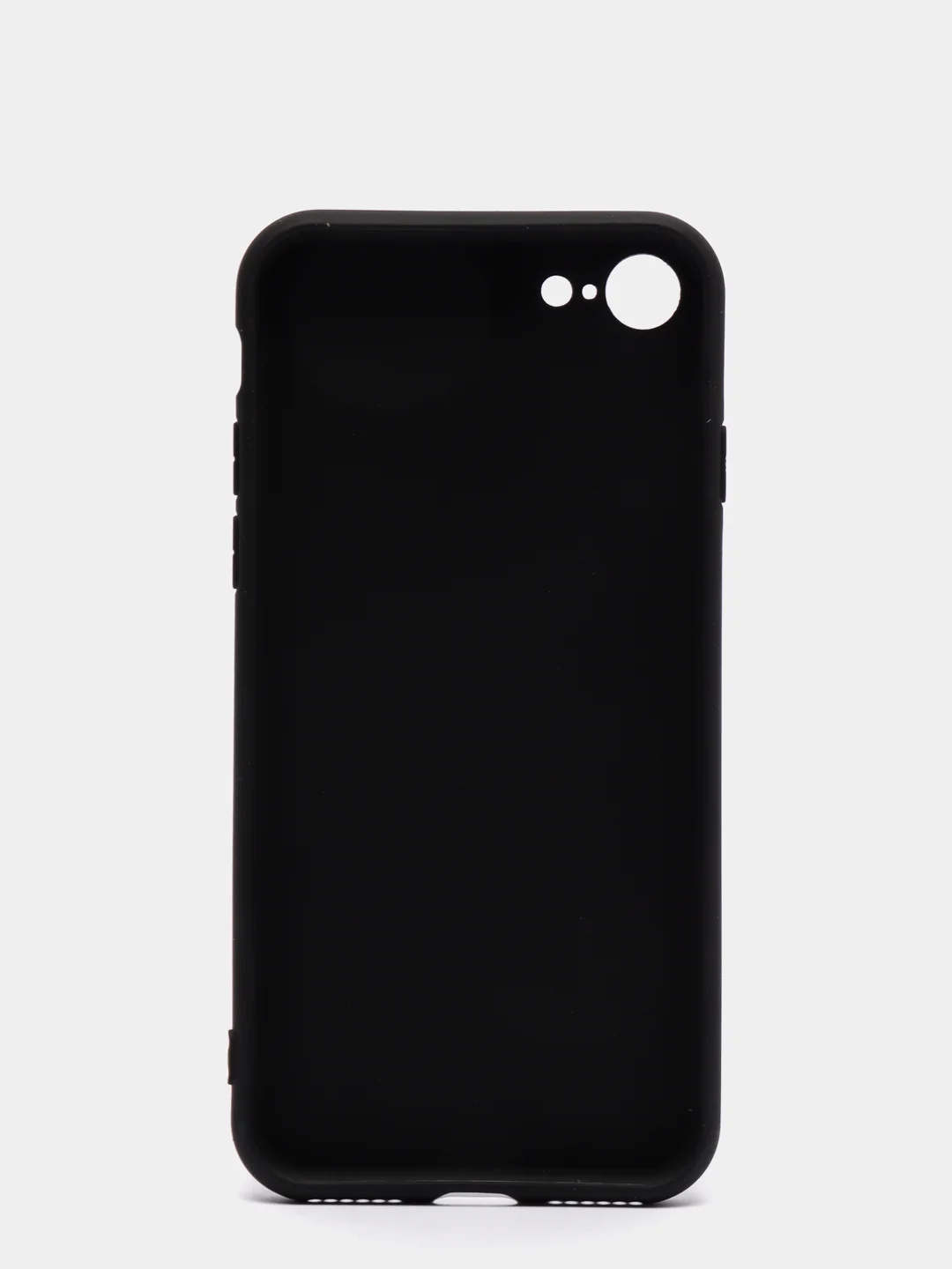 Черный чехол силиконовый для iPhone 6 plus / 6S plus, 7 / 8 / SE2020, X / XS, XS Max, XR, 11 Pro