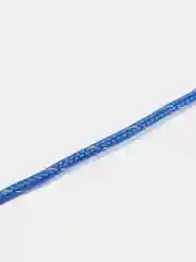 Синий кабель аудио AUX  текстильный круглый тонкий, разъём 3.5 Jack (M) - 3.5 Jack (M)