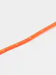 Оранжевый кабель аудио AUX  текстильный круглый тонкий, разъём 3.5 Jack (M) - 3.5 Jack (M)